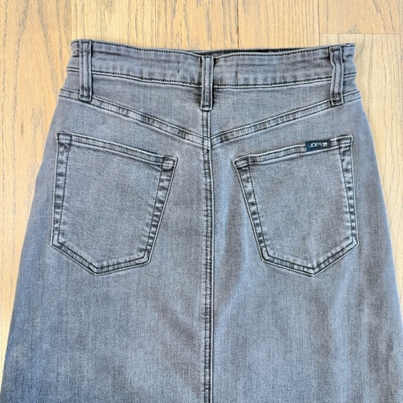 Joe's Jeans Women’s Amelia A-Line Denim Skirt Gray Black in Color Size 26 - Picture 6 of 11